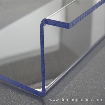 Custom plastic sheet solid polycarbonate sheet cold bending